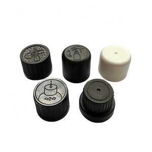 Bouchon compte-gouttes Euro de couleur noire de 18mm pour bouteille d'huile essentielle de cosmétiques de 30ml 50ml 100ml - Product Image 6