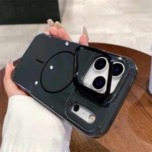 Funda Protectora de Silicona Antigolpes, Brillante, Suave, de TPU, con Soporte para Cámara, para iPhone 17, 16, 15 Pro Max - Product Image 3