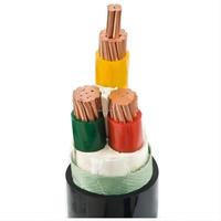 Cable de alimentación de cobre de 25mm, Cables de fabricación eléctrica de 5x10mm, Material de aislamiento XLPE para centrales eléctricas industriales 16A 30A 6mm