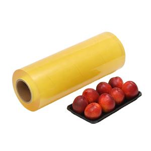 Película Estirable Termosellable de PVC Flexible para Envolver Alimentos, Plástico de Embalaje Económico - Product Image 1