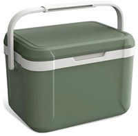 Camping Pique-Nique Alimentaire Refroidisseur Portable Pu Boîte Isolé Voiture Mini Coffre 5l congélateur seau à glace décrochage pique-nique conservation des glaçons