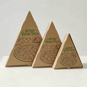 Caja de Pizza Triangular de Cartón Corrugado Reciclable, Ecológica, de Alta Calidad, Precio de Fábrica, Tamaño Personalizado - Product Image 6