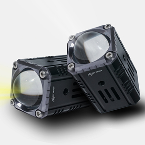 Venta al por mayor: Sistemas de iluminación para motocicletas AJ LIGHT DESIGN MINI-FOGYY, faros antiniebla mini blancos/amarillos de 12W para reacondicionamiento/actualización, 12 meses de garantía. - Product Image 1