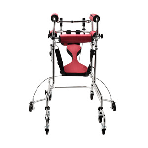Andador de Seis Ruedas con Doble Soporte Axilar, Altura Ajustable, para Personas Mayores y Pacientes Hemipléjicos, con Sistema de Frenos - Product Image 2