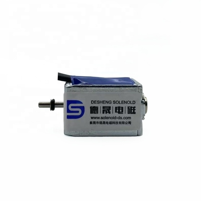 DS0626S Dc 12v 24v Micro Open Frame Linear Solenoid 5mm Stroke Push Pull Solenoid for Embroidery Machine