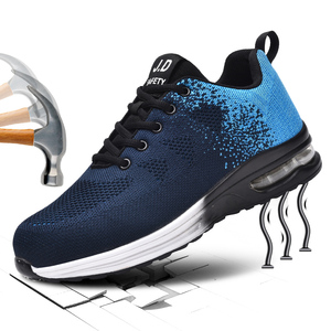 <span class=keywords><strong>Zapatos</strong></span> de seguridad de trabajo industrial con punta de acero transpirables compuestos ligeros para hombres y mujeres con piel superior deporte de invierno Jogger Factory - Product Image 1
