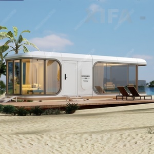 <span class=keywords><strong>Maison</strong></span> préfabriquée <span class=keywords><strong>en</strong></span> conteneur avec un design extérieur attrayant et une stabilité structurelle supérieure - Product Image 1