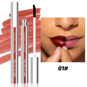 Haute qualité Peel Off Lip Liner stylo mat tatouage des lèvres longue durée haute pigmentation 3 couleurs stylo à lèvres - Product Image 4