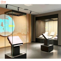 Vitrine de musée sur mesure et vitrine en verre pour musée, conception professionnelle pour l'aménagement d'expositions muséales