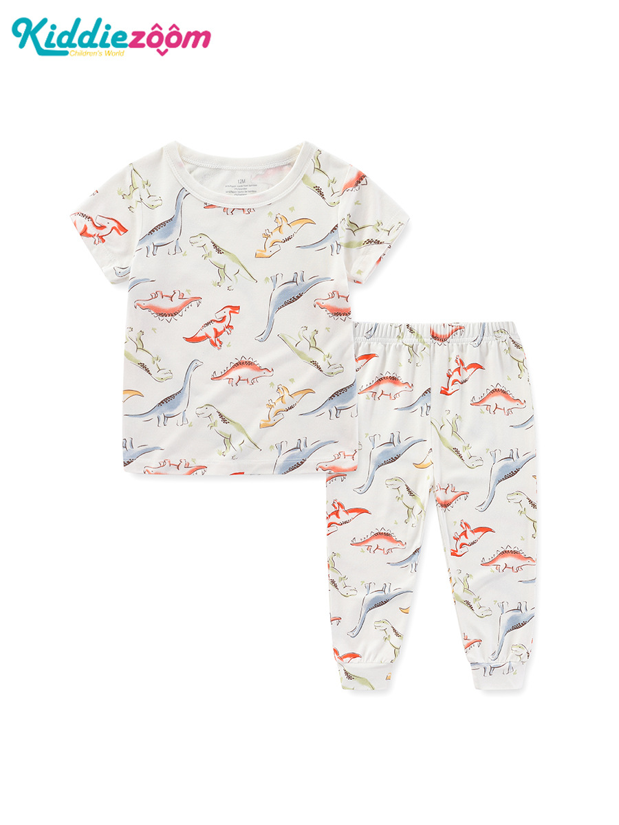 B-csl2003-dinosaur bamboo cotton home clothes