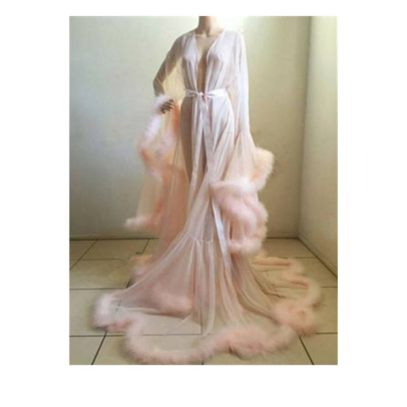 long fur robe
