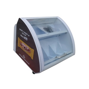 Meisda SC15 15L <strong>Table</strong> <strong>Top</strong> <strong>Small</strong> Single Glass Door Mini Chocolate Display <strong>Fridge</strong> - Product Image 3