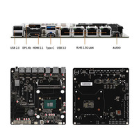 Carte mère ITX Intel Quad Core N150 6W 3.6GHz avec 4 ports LAN 2.5G, 6 ports SATA, M.2/HD/DP intégrés, SoC de bureau, NAS domestique, PfSense, Nouveau