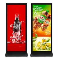 Pantallas de Señalización Digital de 43 Pulgadas, Android WIFI, Gestión Remota, Pantalla LCD de Alto Brillo, Funcionamiento Continuo 7/24 para Tiendas Minoristas y Centros Comerciales