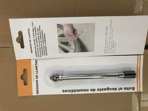 Stylo de <span class=keywords><strong>pression</strong></span> des pneus en métal anglais multifonctionnel avec capuchon en plastique Stylo de <span class=keywords><strong>pression</strong></span> des pneus Manomètre de <span class=keywords><strong>pression</strong></span> des pneus à échelle ronde en aluminium - Product Image 4