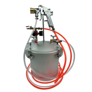 Sistema de Pulverización de Pintura con Ensamblaje de Manguera de Aire Colorida PT871 y Cubeta de 10L para Recubrimiento Texturizado - Product Image 2
