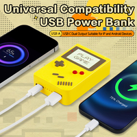 Consola de juegos única, Banco de energía portátil para exteriores, salida USB C, teléfono móvil, Mini consola de juegos, Banco de energía