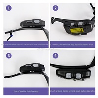 Linterna Frontal Impermeable de Alta Intensidad, Protección Ocular, para Camping, Trabajo al Aire Libre, Portátil, con Inducción