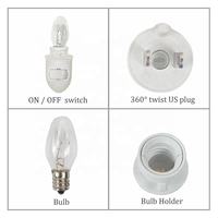 Promotion : Lampe chauffe-cire électrique en verre mosaïque, sans flamme, écologique, pour cire de soja et huiles parfumées d'ambiance