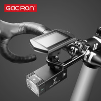 Support multifonctionnel Gaciron H10 pour ordinateur de vélo et caméra, fixation en aluminium pour vélos électriques urbains, réglage de l'altitude sur 100 mm