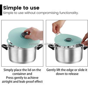 Accessoires de cuisine, couvercles en silicone pour bols, couvercles en silicone pour micro-ondes, couvercles en silicone pour casseroles, pour le stockage des aliments - Product Image 4