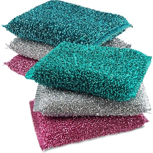 Esponjas de Limpieza de Tres Colores, Anti-Rayaduras, para Cocina, Toallas de Fregado, Paños de Limpieza - Product Image 1