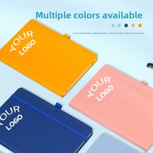 <b>Cheap</b> Price Logo Note Books Custom Notepad A5 Planner Journal Hardcover Pu Leather Notebook With Elastic Straps - Product Image 4