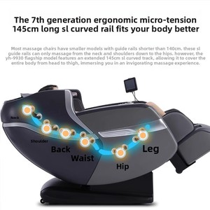 Luxury Vending 3D Zero Gravity Chair Neck Waist Leg Arm Foot Massager <b>Heating</b> USB Rechargeable - Product Image 3