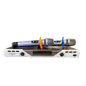 Microphone à main en alliage d'aluminium avec entrée <span class=keywords><strong>optique</strong></span> anti-hurlement et DSP multicanal-pour le chant - Product Image 1