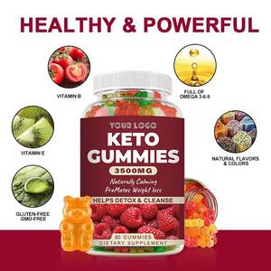 Complément alimentaire sans sucre, gommes Keto Premium pour la perte de poids, brûler les graisses, réduire les fringales et stimuler l'énergie avec du vinaigre de cidre de pomme - Product Image 5