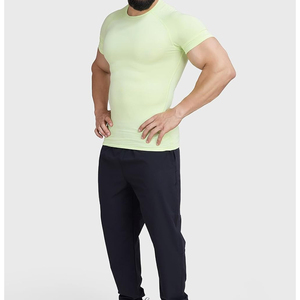 Fully Customized Mens Gym Clothing T Shirts Men Quick Dry <b>Under</b> Base <b>Layer</b> Compression Sports Tops Breathable Fabric Gym T Shirt - Product Image 4