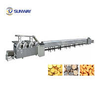 Ligne de production de biscuits à haute capacité, ensemble complet, machine industrielle pour la fabrication de biscuits durs et mous, équipement complet de boulangerie