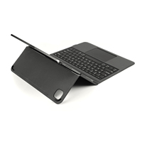 Étui clavier magnétique pour iPad Pro 12,9 pouces avec pavé tactile, clavier sans fil ultra-plat et support réglable