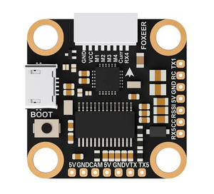 Contrôleur de vol Foxeer F722 V4 Mini MPU6000 20*20mm Noir pour accessoires de drone FPV de course RC DIY - Product Image 6