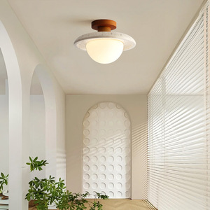 <b>Ceiling</b> <b>Light</b> Led Surface Mounted Wabi Sabi Style For Entrance Hallway Foyer Balcony Lighting Fixture - Product Image 2
