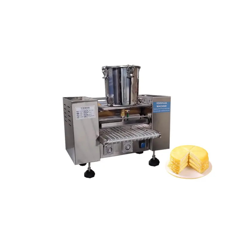 Loja popular automático industrial duplo perfeito fabricante panqueca Mille Pancake Make Machine