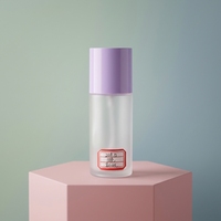 Flacon pulvérisateur de parfum de luxe vide 80 ml, en aluminium électrochimique, flacon de parfum en plastique dépoli, flacon de sous-conditionnement pour fragrance