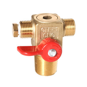 QF-13Y in ottone personalizzato di alta qualità A/B/K compressore refrigerante bombola di Gas doppia spina Y valvola con struttura di controllo - Product Image 4
