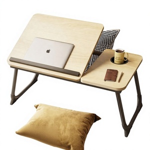 Mesa Plegable de Madera para Portátil, Altura Ajustable, Escritorio Portátil para Cama, Hogar, Oficina, <span class=keywords><strong>Estudio</strong></span>, Trabajo, Dormitorio, Sala de Estar - Product Image 2