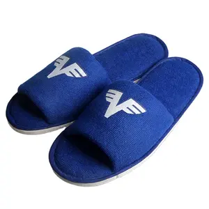 personalized hotel slippers good quality wholesale terry cloth spa slippers