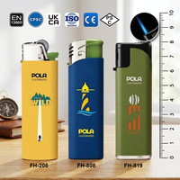 Briquet torche au butane coupe-vent en plastique OEM, certifié UKCA CE, à jet unique, finition mate, vente en gros, accessoire pour fumeurs