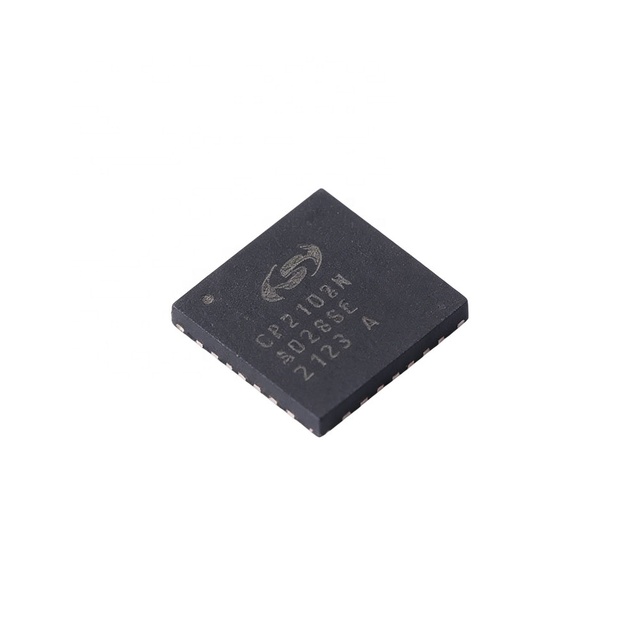 CP2102N-A02-GQFN28R New Original USB 2.0 UART Bridge Controller IC VCP Driver QFN-28 Interface Chip USBXpress Series Industrial