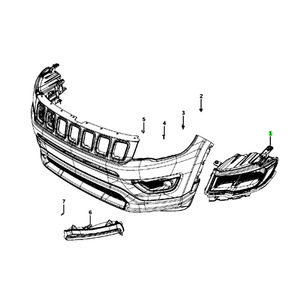 Conjunto de Faros Delanteros para Jeep Compass 55112819AG 55112818AG, Pieza de Repuesto LED para Modelos 2017-2021 - Product Image 4