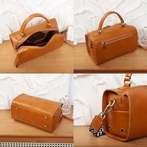 Bolsos de Mano AndoBag de Cuero Vacuno Genuino para Mujer, Gran Capacidad, Dos Correas de Hombro, Bolsos Cruzados de Moda para Dama 88803 - Product Image 5