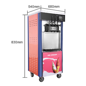 Máquina de helados de 3 sabores, para fruta de mesa - Product Image 2