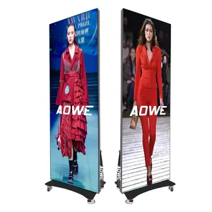 AOWE P2.5/p3 led-paneel für den innenbereich intelligenter stand für schilder led-poster video-werbebildschirm led-digitalanzeige poster