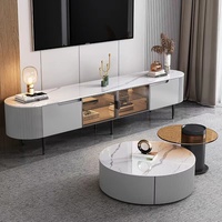 Meuble Tv moderne en bois blanc brillant, vente en gros, Meuble de salon, Meuble Tv Led, Meuble Tv, table basse