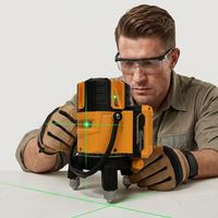 Niveau laser croisé vert 2/3/5 lignes, faisceau plus lumineux, plus intense, plus fin, auto-nivelant, amélioré, certifié CE