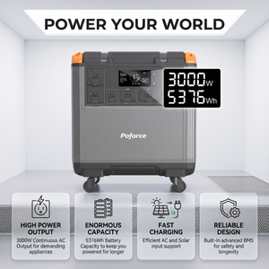 Estación de Energía Portátil de 3000W 5376Wh LiFePO4 <span class=keywords><strong>1200W</strong></span> MPPT UK 230V, Respaldo para Cortes de Energía en el Hogar, CPAP, Caldera Combinada, Caravana, Vehículo Eléctrico - Product Image 2