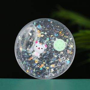 CHENXI Venta al por Mayor de Nuevos Productos, Slime Celeste con Animales Adorables, 150 ml, Slime con Cuentas Brillantes, Slime con Aromas Pastel, Slime con Purpurina - Product Image 3